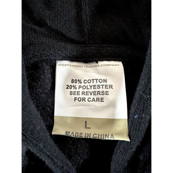 World of Warcraft Horde Black Hoodie Independent Trading Co Large Wow Jinx Lion - Picture 8 of 9